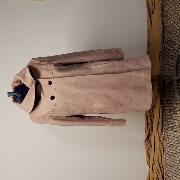 Collezione Jackets & Blazers - Tan Wool Blend Coat Size XL Tall